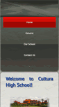 Mobile Screenshot of culturahighschool.co.za