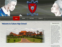 Tablet Screenshot of culturahighschool.co.za